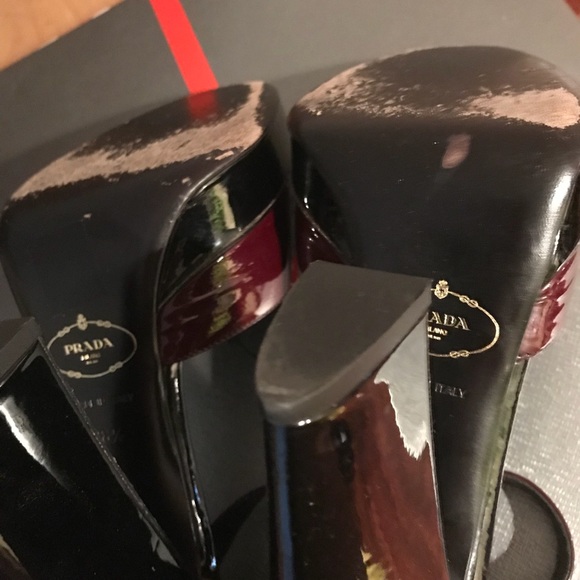 Authentic prada red heels (final price!!) - Picture 3 of 4